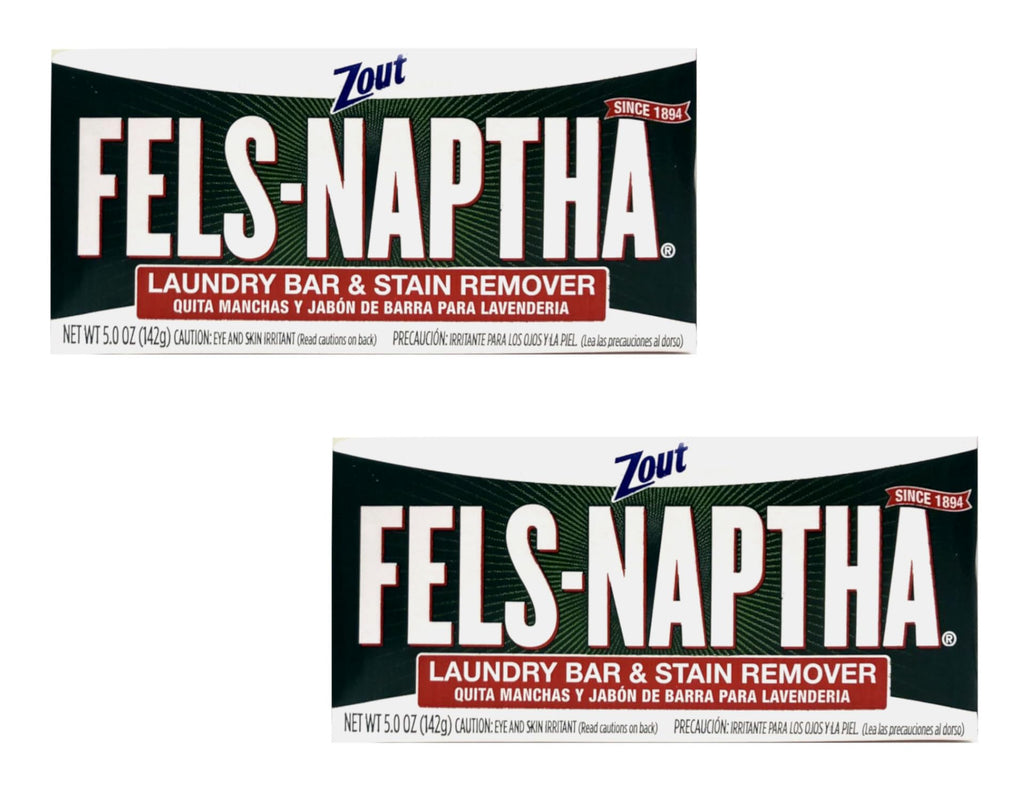 Fels Naptha Laundry Soap Bar & Stain Remover - Pack of 2 by Fels Naptha